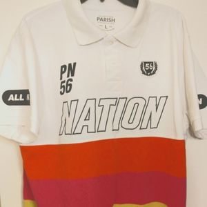 Parish, polo style, size L, cotton